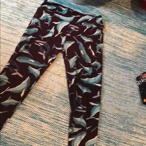 2 for $20 LuLaRoe Shark Leggings One Size